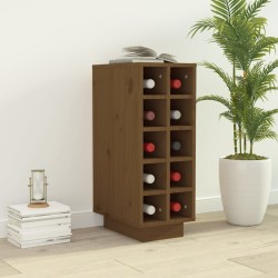 vidaXL Weinregal Honigbraun 23x34x61 cm Massivholz Kiefer