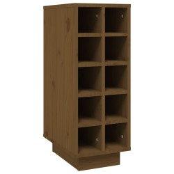 vidaXL Weinregal Honigbraun 23x34x61 cm Massivholz Kiefer