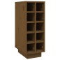 vidaXL Weinregal Honigbraun 23x34x61 cm Massivholz Kiefer