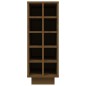 vidaXL Weinregal Honigbraun 23x34x61 cm Massivholz Kiefer