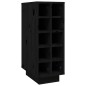 vidaXL Weinregal Schwarz 23x34x61 cm Massivholz Kiefer vidaXL Weinregal Schwarz 23x34x61 cm Massivholz Kiefer