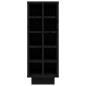 vidaXL Weinregal Schwarz 23x34x61 cm Massivholz Kiefer vidaXL Weinregal Schwarz 23x34x61 cm Massivholz Kiefer