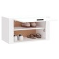 vidaXL Wand-Schuhschrank Weiß 70x35x38 cm Holzwerkstoff vidaXL Wand-Schuhschrank Weiß 70x35x38 cm Holzwerkstoff