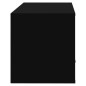 vidaXL Wand-Schuhschrank Schwarz 70x35x38 cm Holzwerkstoff vidaXL Wand-Schuhschrank Schwarz 70x35x38 cm Holzwerkstoff