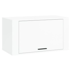vidaXL Wand-Schuhschrank Hochglanz-Weiß 70x35x38 cm Holzwerkstoff