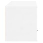 vidaXL Wand-Schuhschrank Hochglanz-Weiß 70x35x38 cm Holzwerkstoff vidaXL Wand-Schuhschrank Hochglanz-Weiß 70x35x38 cm Holzwerkstoff