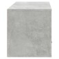 vidaXL Wand-Schuhschrank Betongrau 70x35x38 cm Holzwerkstoff vidaXL Wand-Schuhschrank Betongrau 70x35x38 cm Holzwerkstoff