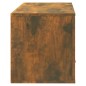 vidaXL Wand-Schuhschrank Räuchereiche 70x35x38 cm Massivholz Kiefer vidaXL Wand-Schuhschrank Räuchereiche 70x35x38 cm Massivholz Kiefer