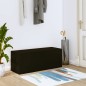 vidaXL Wand-Schuhschrank Schwarz 100x35x38 cm Holzwerkstoff vidaXL Wand-Schuhschrank Schwarz 100x35x38 cm Holzwerkstoff