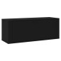 vidaXL Wand-Schuhschrank Schwarz 100x35x38 cm Holzwerkstoff vidaXL Wand-Schuhschrank Schwarz 100x35x38 cm Holzwerkstoff