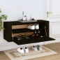 vidaXL Wand-Schuhschrank Schwarz 100x35x38 cm Holzwerkstoff vidaXL Wand-Schuhschrank Schwarz 100x35x38 cm Holzwerkstoff