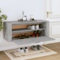 vidaXL Wand-Schuhschrank Betongrau 100x35x38 cm Holzwerkstoff vidaXL Wand-Schuhschrank Betongrau 100x35x38 cm Holzwerkstoff