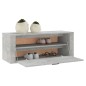 vidaXL Wand-Schuhschrank Betongrau 100x35x38 cm Holzwerkstoff vidaXL Wand-Schuhschrank Betongrau 100x35x38 cm Holzwerkstoff