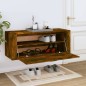 vidaXL Wand-Schuhschrank Räuchereiche 100x35x38 cm Holzwerkstoff vidaXL Wand-Schuhschrank Räuchereiche 100x35x38 cm Holzwerkstoff