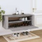 vidaXL Wand-Schuhschrank Grau Sonoma 100x35x38 cm Holzwerkstoff vidaXL Wand-Schuhschrank Grau Sonoma 100x35x38 cm Holzwerkstoff