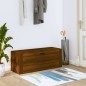 vidaXL Wand-Schuhschrank Braun Eichen-Optik 100x35x38 cm Holzwerkstoff vidaXL Wand-Schuhschrank Braun Eichen-Optik 100x35x38 cm Holzwerkstoff