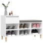 vidaXL Schuhregal Weiß 102x36x60 cm Holzwerkstoff vidaXL Schuhregal Weiß 102x36x60 cm Holzwerkstoff
