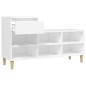 vidaXL Schuhregal Weiß 102x36x60 cm Holzwerkstoff vidaXL Schuhregal Weiß 102x36x60 cm Holzwerkstoff