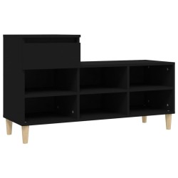 vidaXL Schuhregal Schwarz 102x36x60 cm Holzwerkstoff