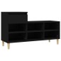 vidaXL Schuhregal Schwarz 102x36x60 cm Holzwerkstoff vidaXL Schuhregal Schwarz 102x36x60 cm Holzwerkstoff