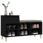 vidaXL Schuhregal Schwarz 102x36x60 cm Holzwerkstoff vidaXL Schuhregal Schwarz 102x36x60 cm Holzwerkstoff