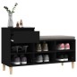 vidaXL Schuhregal Schwarz 102x36x60 cm Holzwerkstoff vidaXL Schuhregal Schwarz 102x36x60 cm Holzwerkstoff