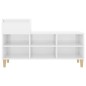 vidaXL Schuhregal Hochglanz-Weiß 102x36x60 cm Holzwerkstoff vidaXL Schuhregal Hochglanz-Weiß 102x36x60 cm Holzwerkstoff
