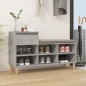 vidaXL Schuhregal Betongrau 102x36x60 cm Holzwerkstoff vidaXL Schuhregal Betongrau 102x36x60 cm Holzwerkstoff