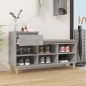 vidaXL Schuhregal Betongrau 102x36x60 cm Holzwerkstoff vidaXL Schuhregal Betongrau 102x36x60 cm Holzwerkstoff