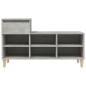 vidaXL Schuhregal Betongrau 102x36x60 cm Holzwerkstoff vidaXL Schuhregal Betongrau 102x36x60 cm Holzwerkstoff