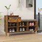 vidaXL Schuhregal Räuchereiche 102x36x60 cm Holzwerkstoff vidaXL Schuhregal Räuchereiche 102x36x60 cm Holzwerkstoff