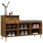 vidaXL Schuhregal Räuchereiche 102x36x60 cm Holzwerkstoff vidaXL Schuhregal Räuchereiche 102x36x60 cm Holzwerkstoff