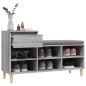 vidaXL Schuhregal Grau Sonoma 102x36x60 cm Holzwerkstoff vidaXL Schuhregal Grau Sonoma 102x36x60 cm Holzwerkstoff