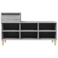vidaXL Schuhregal Grau Sonoma 102x36x60 cm Holzwerkstoff vidaXL Schuhregal Grau Sonoma 102x36x60 cm Holzwerkstoff