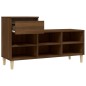 vidaXL Schuhregal Braun Eichen-Optik 102x36x60 cm Holzwerkstoff vidaXL Schuhregal Braun Eichen-Optik 102x36x60 cm Holzwerkstoff