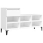 vidaXL Schuhregal Weiß 102x36x60 cm Holzwerkstoff vidaXL Schuhregal Weiß 102x36x60 cm Holzwerkstoff