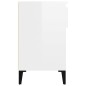 vidaXL Schuhregal Hochglanz-Weiß 102x36x60 cm Holzwerkstoff vidaXL Schuhregal Hochglanz-Weiß 102x36x60 cm Holzwerkstoff
