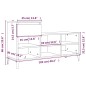 vidaXL Schuhregal Hochglanz-Weiß 102x36x60 cm Holzwerkstoff vidaXL Schuhregal Hochglanz-Weiß 102x36x60 cm Holzwerkstoff