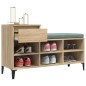 vidaXL Schuhregal Sonoma-Eiche 102x36x60 cm Holzwerkstoff vidaXL Schuhregal Sonoma-Eiche 102x36x60 cm Holzwerkstoff