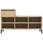 vidaXL Schuhregal Sonoma-Eiche 102x36x60 cm Holzwerkstoff vidaXL Schuhregal Sonoma-Eiche 102x36x60 cm Holzwerkstoff