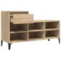 vidaXL Schuhregal Sonoma-Eiche 102x36x60 cm Holzwerkstoff vidaXL Schuhregal Sonoma-Eiche 102x36x60 cm Holzwerkstoff