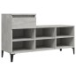 vidaXL Schuhregal Betongrau 102x36x60 cm Holzwerkstoff vidaXL Schuhregal Betongrau 102x36x60 cm Holzwerkstoff