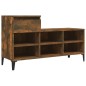 vidaXL Schuhregal Räuchereiche 102x36x60 cm Holzwerkstoff vidaXL Schuhregal Räuchereiche 102x36x60 cm Holzwerkstoff