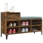 vidaXL Schuhregal Räuchereiche 102x36x60 cm Holzwerkstoff vidaXL Schuhregal Räuchereiche 102x36x60 cm Holzwerkstoff