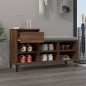 vidaXL Schuhregal Braun Eichen-Optik 102x36x60 cm Holzwerkstoff vidaXL Schuhregal Braun Eichen-Optik 102x36x60 cm Holzwerkstoff