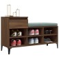 vidaXL Schuhregal Braun Eichen-Optik 102x36x60 cm Holzwerkstoff vidaXL Schuhregal Braun Eichen-Optik 102x36x60 cm Holzwerkstoff