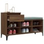 vidaXL Schuhregal Braun Eichen-Optik 102x36x60 cm Holzwerkstoff vidaXL Schuhregal Braun Eichen-Optik 102x36x60 cm Holzwerkstoff