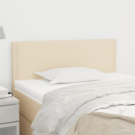 vidaXL Kopfteil Creme 80x5x78/88 cm Stoff