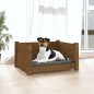 vidaXL Hundebett Honigbraun 55,5x45,5x28 cm Massivholz Kiefer vidaXL Hundebett Honigbraun 55,5x45,5x28 cm Massivholz Kiefer