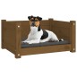 vidaXL Hundebett Honigbraun 55,5x45,5x28 cm Massivholz Kiefer vidaXL Hundebett Honigbraun 55,5x45,5x28 cm Massivholz Kiefer
